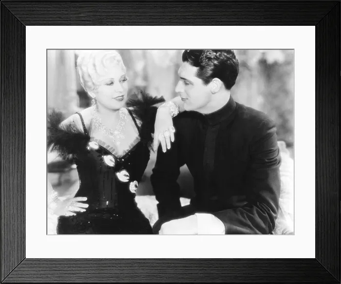 Framed Print : SHE DONE HIM WRONG, from left: Mae West, Cary Grant, 1933