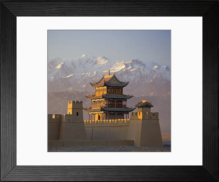 Framed Print : CHINA. Jiayuguan. The Silk Road. Gobi Desert. Jiayu Fort. AISA / Everett Collection**US SALES ONLY** Framed Print : CHINA. Jiayuguan. The Silk Road. Gobi Desert. Jiayu Fort. AISA / Everett Collection**US SALES ONLY**