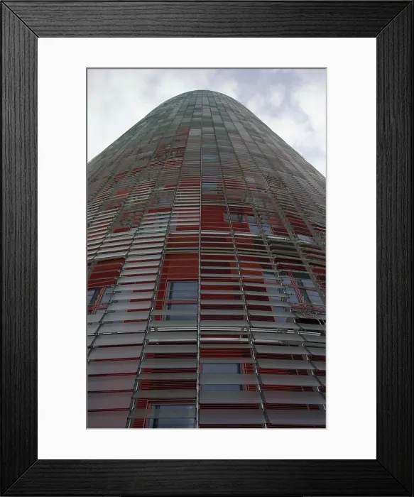 Framed Print : NOUVEL, Jean (1945). Agbar Tower. 2001-2005. SPAIN. CATALONIA. BARCELONA. Barcelona. Architecture. AISA / Everett Collection - Image has fine art copyright