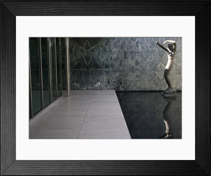 Framed Print : MIES VAN DER ROHE, Ludwig (1886-1969). German Pavilion. 1929. SPAIN. CATALONIA. Barcelona. Montjuic. Bauhaus. Architecture. AISA / Everett Collection - Image has fine art copyright Framed Print : MIES VAN DER ROHE, Ludwig (1886-1969). German Pavilion. 1929. SPAIN. CATALONIA. Barcelona. Montjuic. Bauhaus. Architecture. AISA / Everett Collection - Image has fine art copyright