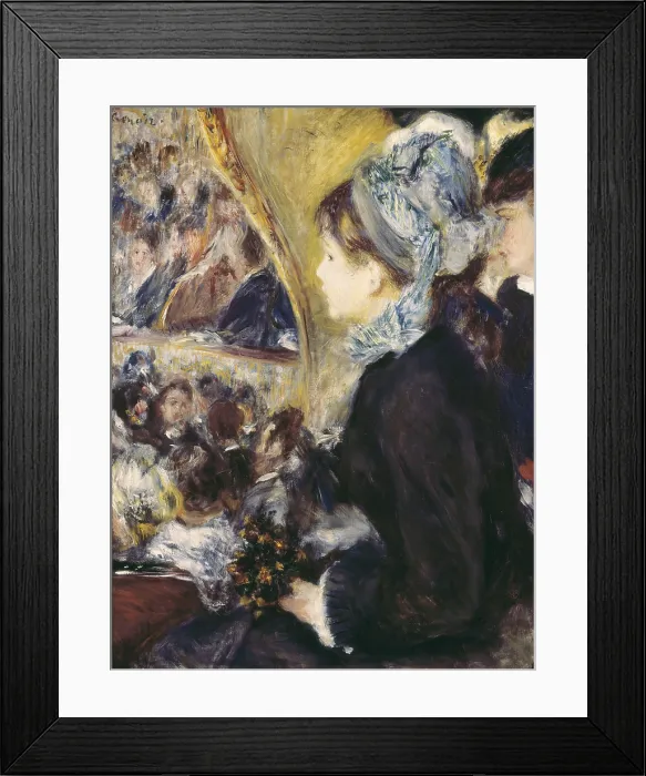 Framed Print : RENOIR, Pierre-Auguste (1841-1919). At the Theatre. 1876-1877. Impressionism. Oil on canvas. UNITED KINGDOM. London. National Gallery. AISA / Everett Collection**US SALES ONLY**