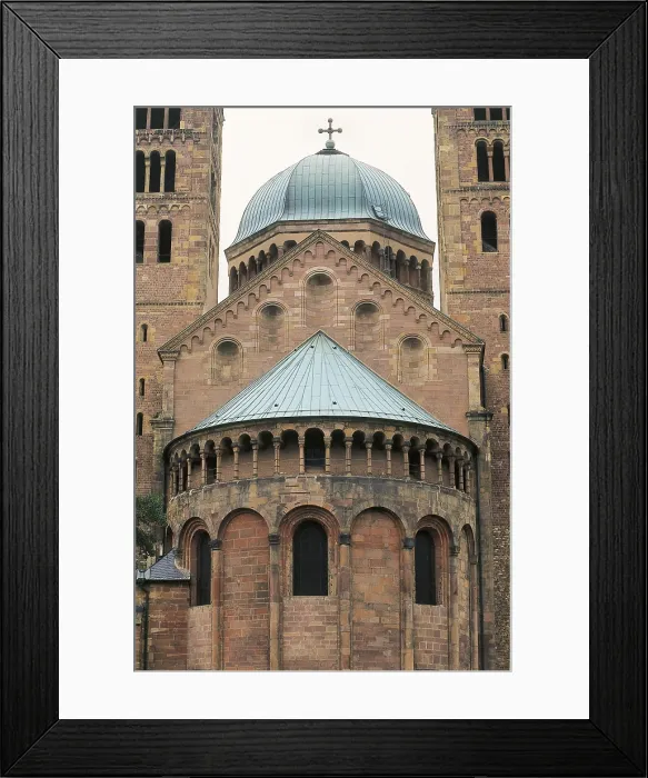 Framed Print : Speyer Cathedral. 1030-1061. GERMANY. Speyer. Apse. Romanesque art. Architecture. AISA / Everett Collection**US SALES ONLY**