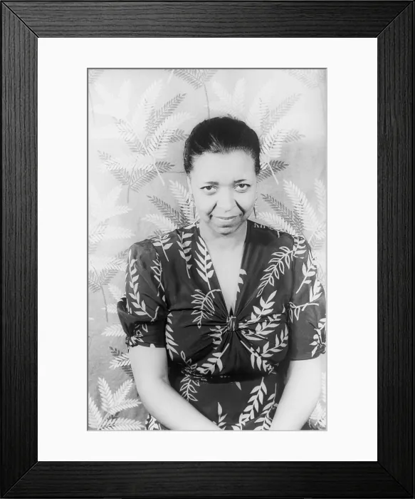 Framed Print : Ethel Waters (1896-1977), African American blues singer and actress in a 1939 portrait by Carl Van Vechtan