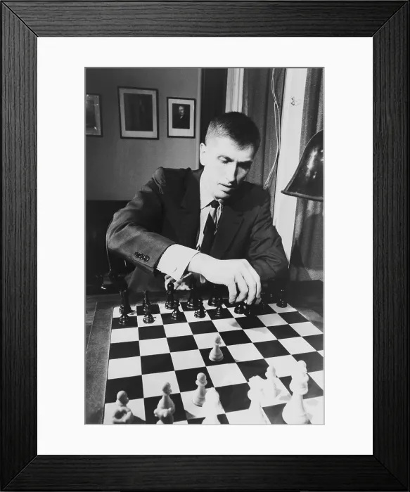 Framed Print : Bobby Fischer (1943-2008) competing at an international chess tournament held in Havana, Cuba, in 1965 Framed Print : Bobby Fischer (1943-2008) competing at an international chess tournament held in Havana, Cuba, in 1965