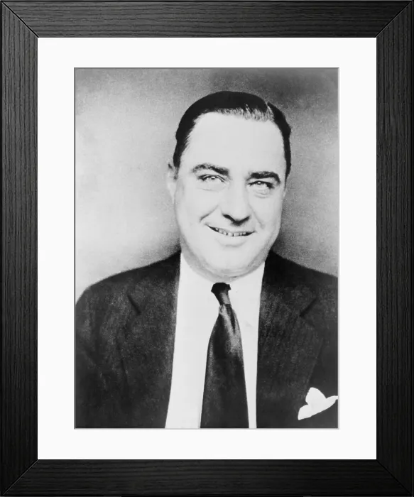 Framed Print : George Machine Gun Kelly (1897-1954), was born to a prosperous Memphis family