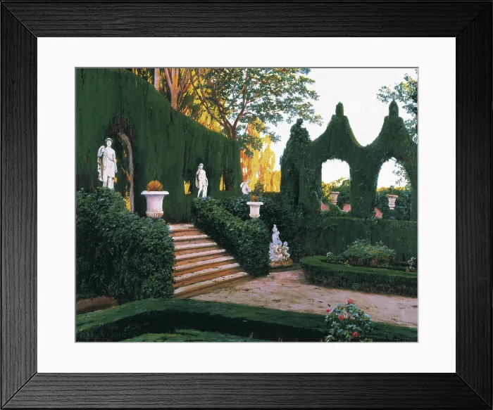 Framed Print : RUSInOL i PRATS, Santiago (1861-1931). Neoclassical garden. Valencia. 1890s. Modernism. Oil on canvas. Private Collection. - Iberfoto / Everett Collection (326784)**US SALES ONLY** Framed Print : RUSInOL i PRATS, Santiago (1861-1931). Neoclassical garden. Valencia. 1890s. Modernism. Oil on canvas. Private Collection. - Iberfoto / Everett Collection (326784)**US SALES ONLY**