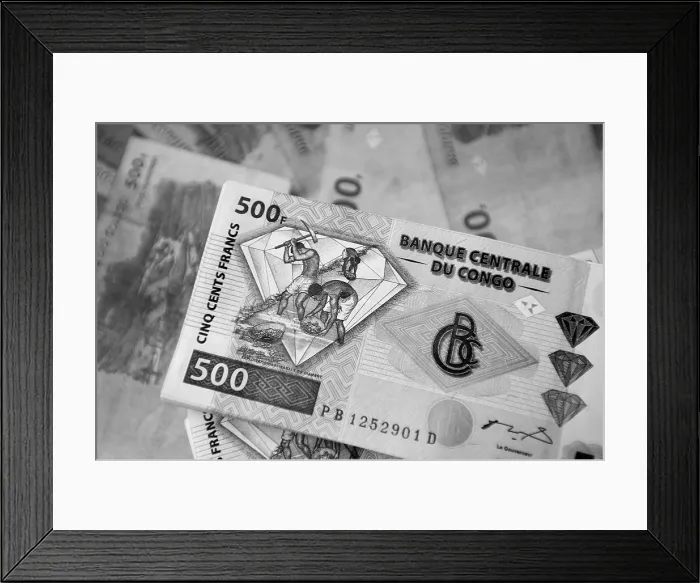 Framed Print : CONGO, Democratic Republic of the. Democratic Republic of the Congo (2008). Bills with mining scene. AISA / Everett Collection**US SALES ONLY** Framed Print : CONGO, Democratic Republic of the. Democratic Republic of the Congo (2008). Bills with mining scene. AISA / Everett Collection**US SALES ONLY**