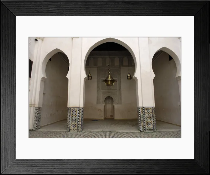 Framed Print : MOROCCO. Fes. Sherraten Madrasah. AISA / Everett Collection**US SALES ONLY** Framed Print : MOROCCO. Fes. Sherraten Madrasah. AISA / Everett Collection**US SALES ONLY**