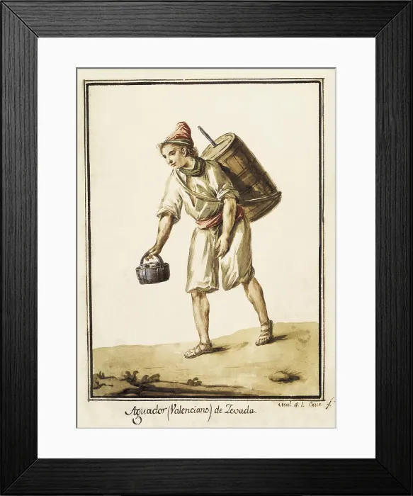 Framed Print : Barley water carrier. SPAIN. Madrid. Museo de Historia. AISA / Everett Collection (18171)**US SALES ONLY**