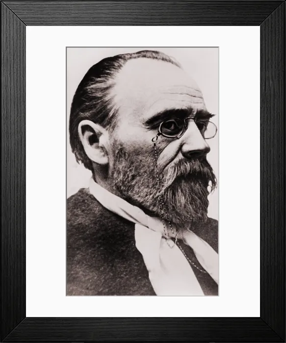 Framed Print : Emile Zola (1840-1902), French novelist of the naturalist school and political crusader for human rights Framed Print : Emile Zola (1840-1902), French novelist of the naturalist school and political crusader for human rights