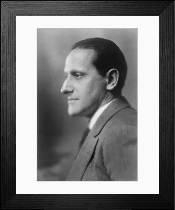 Framed Print : Robert Gruntal Nathan (1894-1985) American novelist and poet, wrote THE BISHOP'S WIFE, which was made into the film starring Cary Grant, David Niven