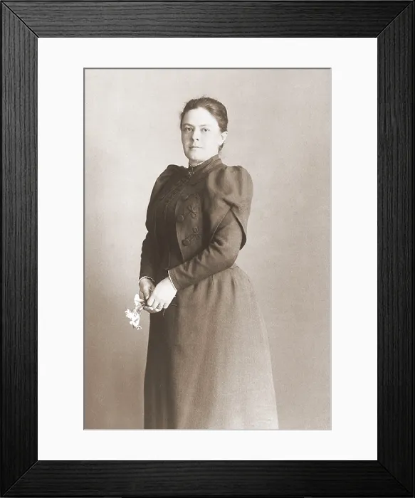 Framed Print : Mabel Osgood Wright (1859-1934), naturalist author of many books for children and adults. She was active in the Audubon Society and establishing bird sanctuaries in Connecticut
