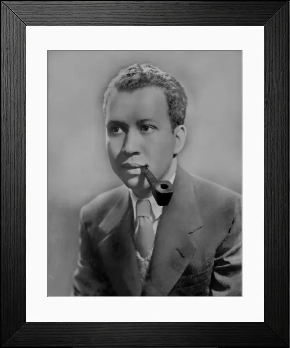 Framed Print : Frank Yerby (1916-1991) African-American historical novelist best known for 'The Man from Dahomey' (1971) Framed Print : Frank Yerby (1916-1991) African-American historical novelist best known for 'The Man from Dahomey' (1971)