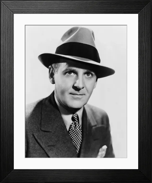 Framed Print : Walter Winchell (1897-1972), is credited with inventing the gossip column and being the first major journalist to report on the private lives of public people