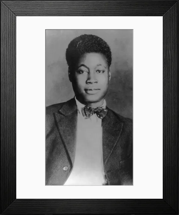 Framed Print : Claude McKay (1889-1948), Jamaican born African American poet and novelist, was a celebrated Harlem Renaissance write. Ca. 1920