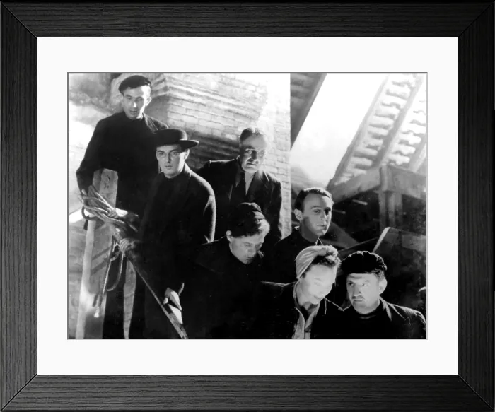 Framed Print : ONE OF OUR AIRCRAFT IS MISSING, second row from left: Hugh Williams, Godrey Tearle; third row second from left: Eric Portman; fourth row first from left: Pamela Brown, 1942 Framed Print : ONE OF OUR AIRCRAFT IS MISSING, second row from left: Hugh Williams, Godrey Tearle; third row second from left: Eric Portman; fourth row first from left: Pamela Brown, 1942