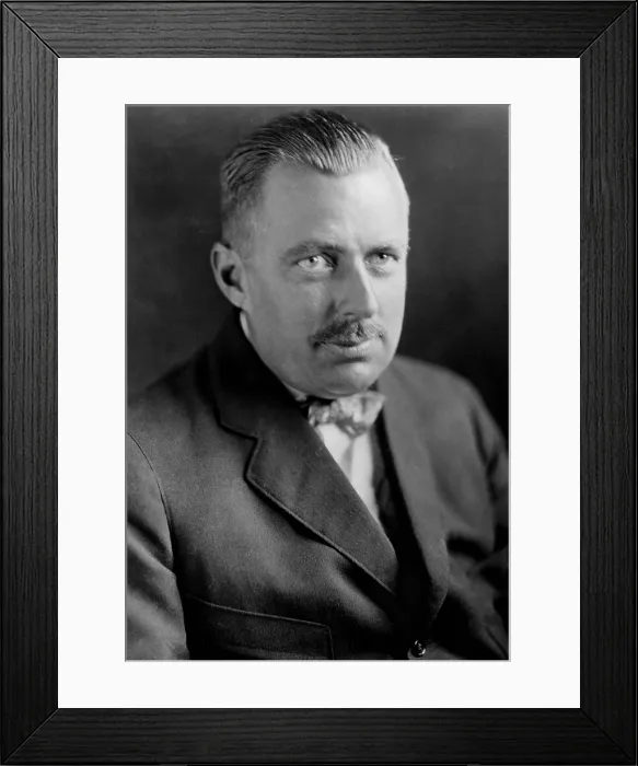 Framed Print : Edward Beale McLean (1889-1941), publisher and owner of the Washington Post from 1916-1933. He was once the owner of the Hope Diamond