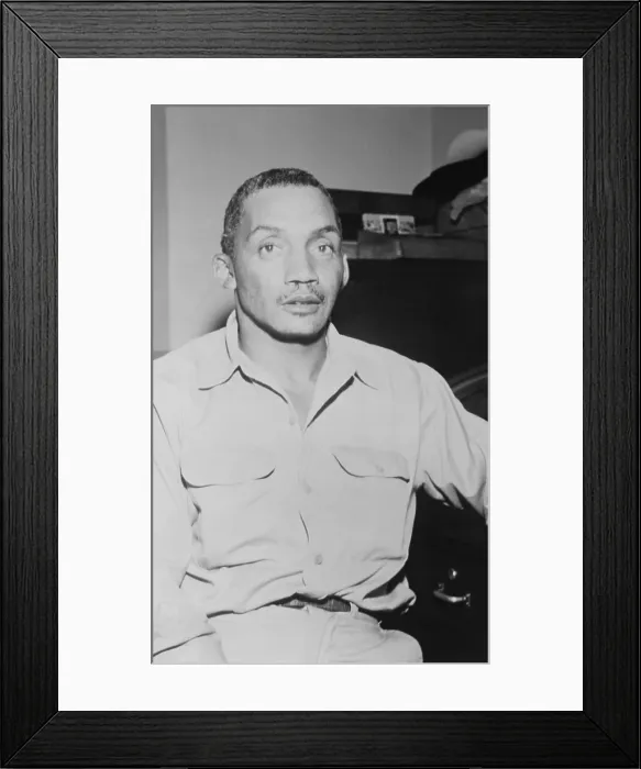 Framed Print : Ralph Ellison (1914-1994), African America author of the classic novel, INVISIBLE MAN (1953), when he was a young writer and scholar in 1935 Framed Print : Ralph Ellison (1914-1994), African America author of the classic novel, INVISIBLE MAN (1953), when he was a young writer and scholar in 1935