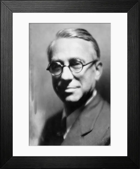 Framed Print : John Erskine (1879-1952), author and educator helped define literature curriculum for American universities. 1929 portrait by Pirie MacDonald Framed Print : John Erskine (1879-1952), author and educator helped define literature curriculum for American universities. 1929 portrait by Pirie MacDonald