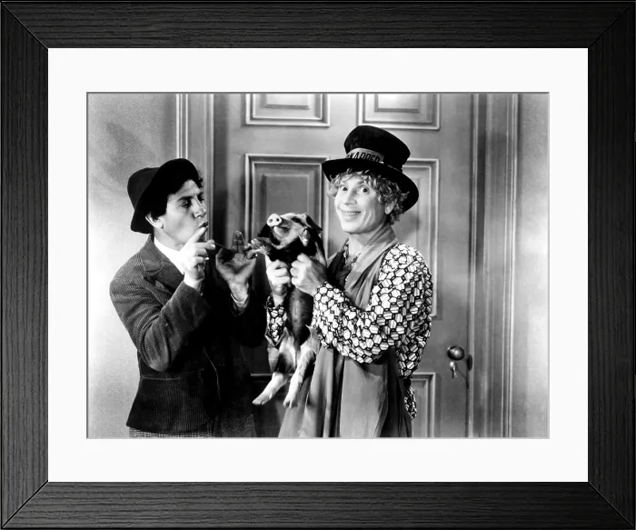 Framed Print : HORSE FEATHERS, Chico Marx, Harpo Marx, 1932 Framed Print : HORSE FEATHERS, Chico Marx, Harpo Marx, 1932