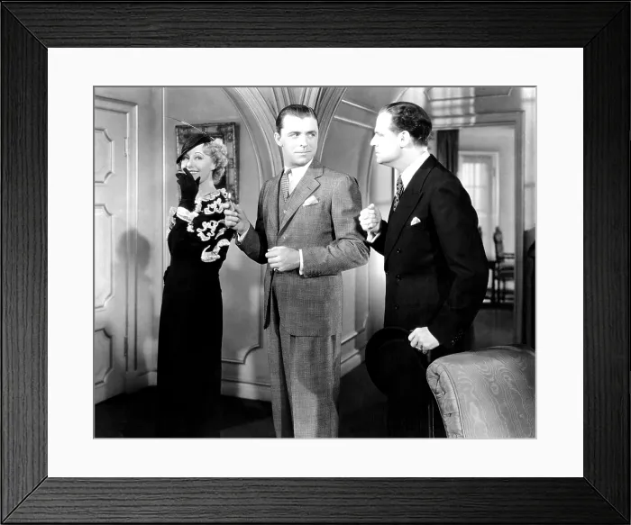 Framed Print : ONE NIGHT OF LOVE, Grace Moore, Lyle Talbot, Tullio Carminati, 1934