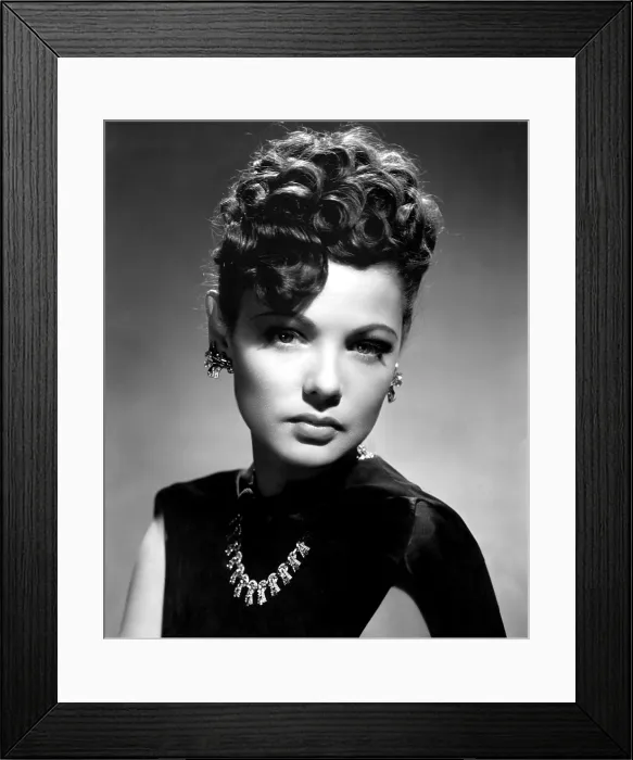 Framed Print : THE SHANGHAI GESTURE, Gene Tierney (wearing a costume designed by Oleg Cassini), 1941
