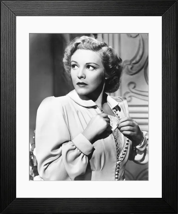 Framed Print : ONE NIGHT IN LISBON, Madeleine Carroll, 1941