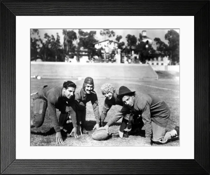 Framed Print : HORSE FEATHERS, (l to r): Zeppo Marx, Groucho Marx, Harpo Marx & Chico Marx, 1932 Framed Print : HORSE FEATHERS, (l to r): Zeppo Marx, Groucho Marx, Harpo Marx & Chico Marx, 1932