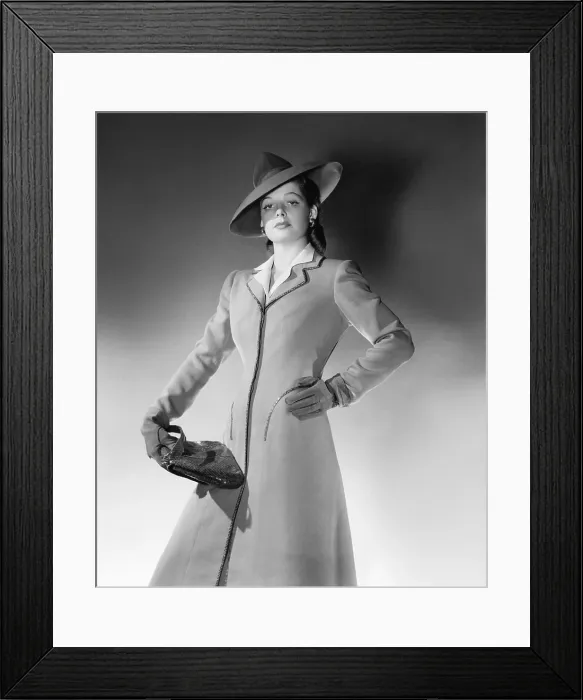 Framed Print : HONEYMOON FOR THREE, Ann Sheridan in coat designed by Orry Kelly, 1941 Framed Print : HONEYMOON FOR THREE, Ann Sheridan in coat designed by Orry Kelly, 1941