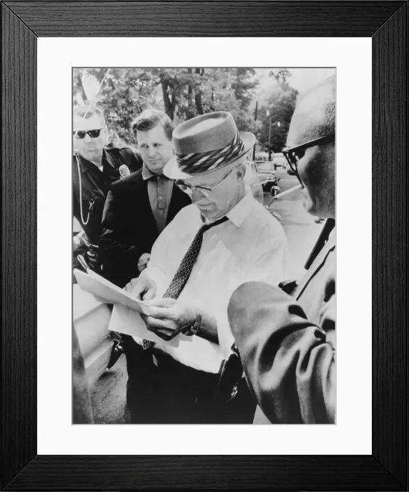 Framed Print : Eugene Bull Connor, Birmingham, Alabama's notorious Commissioner of Public Safety Framed Print : Eugene Bull Connor, Birmingham, Alabama's notorious Commissioner of Public Safety
