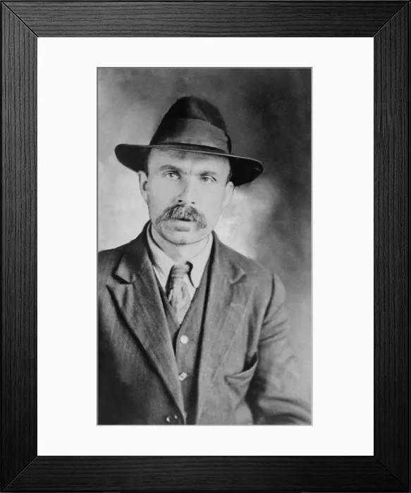 Framed Print : Bartolomeo Vanzetti (1888-1927), is now thought by some to have been innocent Framed Print : Bartolomeo Vanzetti (1888-1927), is now thought by some to have been innocent