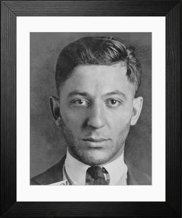 Framed Print : Louis Lepke Buchalter (1897-1944) in police custody in August 1939. The following year the head of Murder Inc Framed Print : Louis Lepke Buchalter (1897-1944) in police custody in August 1939. The following year the head of Murder Inc