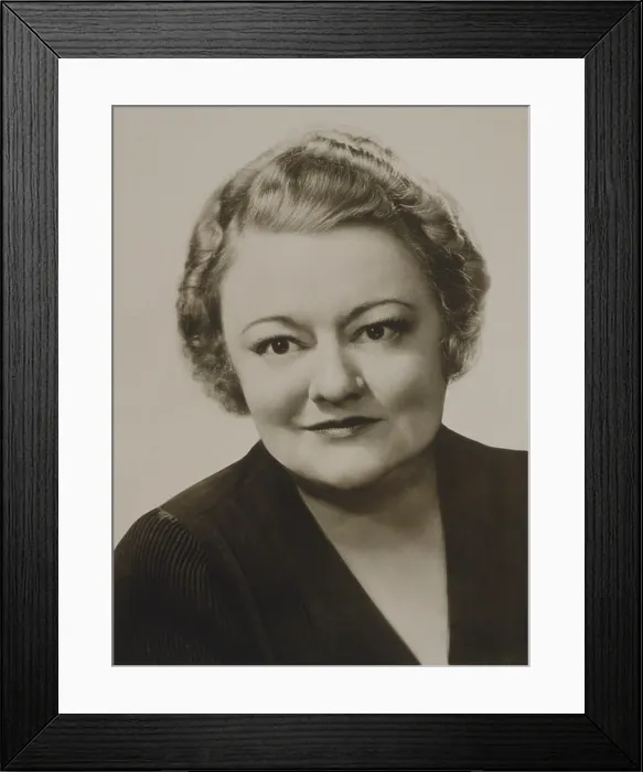 Framed Print : Nila Mack (1891-1953), singer and Broadway actress had her greatest success with the CBS children's radio show, LET'S PRETEND