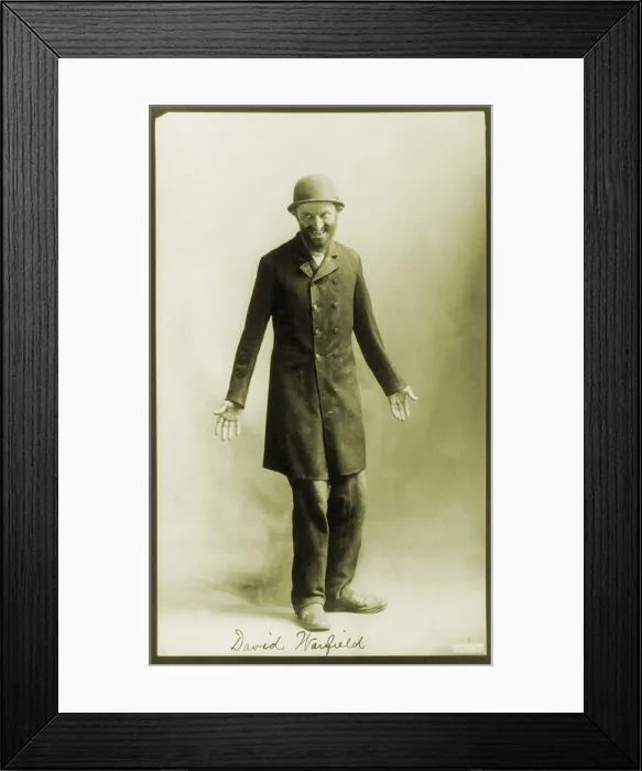Framed Print : David Warfield (1866-1951), American actor, dressed as tramp Framed Print : David Warfield (1866-1951), American actor, dressed as tramp