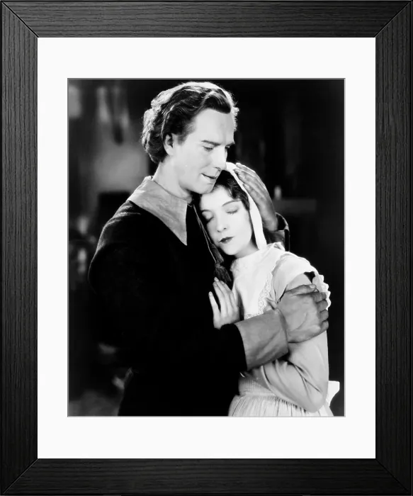 Framed Print : THE SCARLET LETTER, from left, Lars Hanson, Lillian Gish, 1926