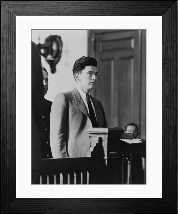 Framed Print : Vincent Mad Dog Coll (1908-1932), Irish-American mobster in court room for the killing of a young bystander during a kidnap attempt Framed Print : Vincent Mad Dog Coll (1908-1932), Irish-American mobster in court room for the killing of a young bystander during a kidnap attempt