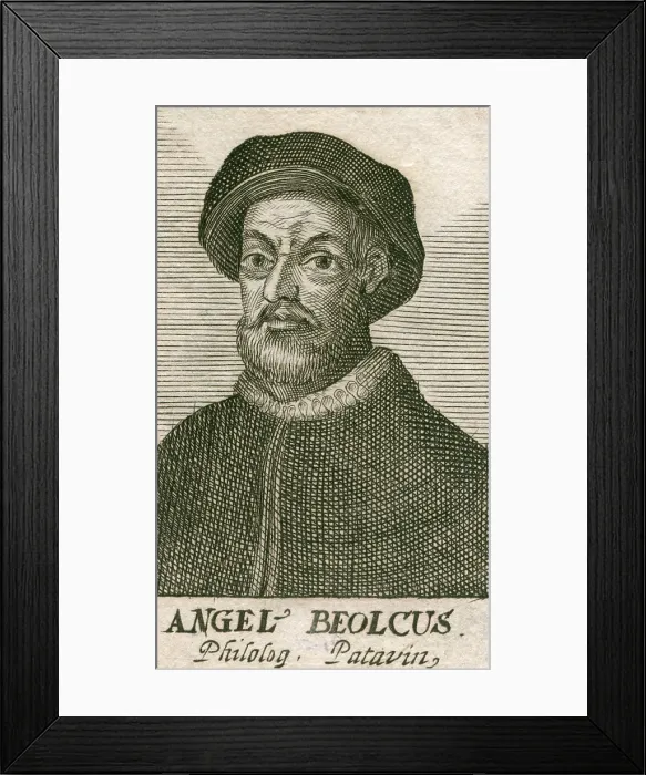 Framed Print : Angelo Beolco (1502-1542), Venetian actor and playwright, also known as Il Ruzzante, after one of his rustic characters, Ruzzante