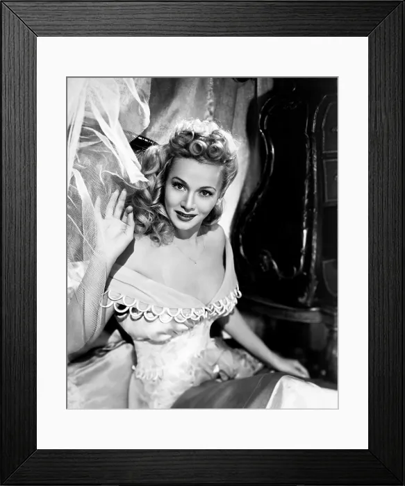 Framed Print : A SCANDAL IN PARIS, Carole Landis, 1946