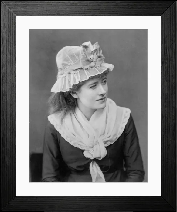 Framed Print : Ellen Terry (1847-1928), English actress in her twenties, after her short marriage to painter G. F. Watts. Ca. 1870