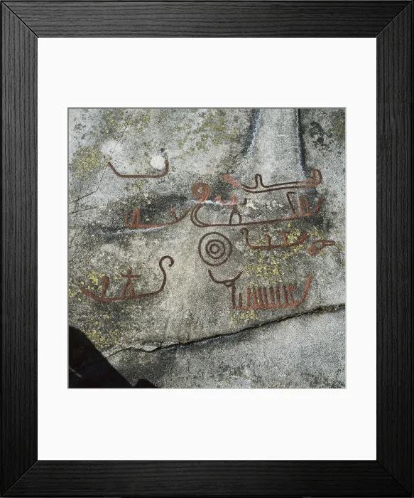 Framed Print : NORWAY. Begby. Boats (1000 BC.). AISA / Everett Collection (7)**US SALES ONLY**