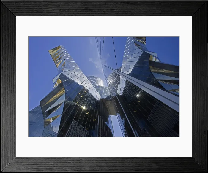 Framed Print : TAGLIABUE, Benedetta (1963); MIRALLES i MOYA, Enric (1955-2000). Gas Natural Building. 2006. SPAIN. Barcelona. AISA / Everett Collection - Image has fine art copyright