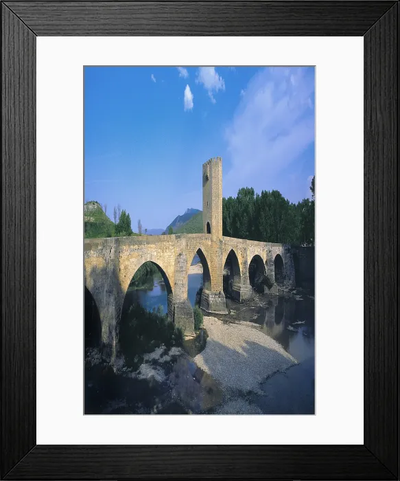 Framed Print : SPAIN. CASTILE AND LEON. BURGOS. Fras. Roman-medieval fortified bridge over the Ebro river. Roman art. Architecture. AISA / Everett Collection**US SALES ONLY** Framed Print : SPAIN. CASTILE AND LEON. BURGOS. Fras. Roman-medieval fortified bridge over the Ebro river. Roman art. Architecture. AISA / Everett Collection**US SALES ONLY**