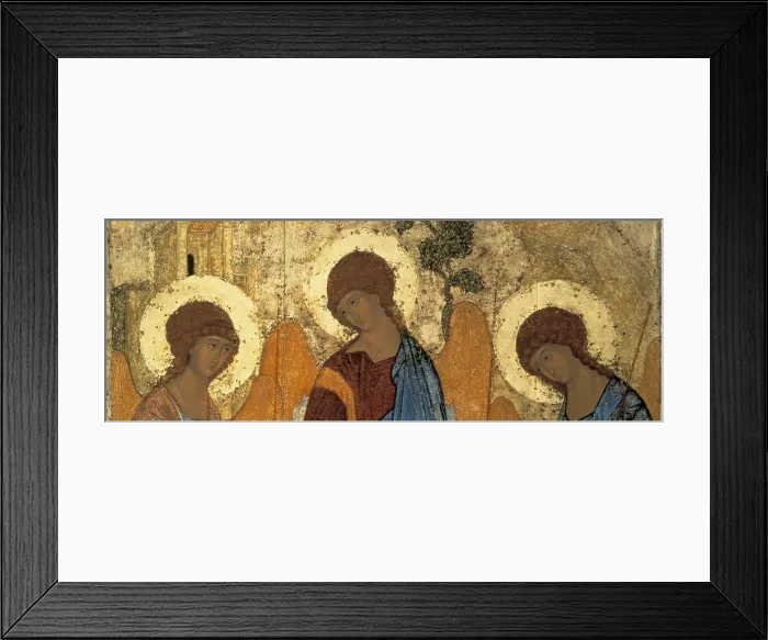 Framed Print : RUBLYOVAndrey (1360-1430). The Trinity. ca. 1411. Byzantine art. Painting. RUSSIA. Moscow. Tretyakov Gallery. AISA / Everett Collection (3702)**US SALES ONLY** Framed Print : RUBLYOVAndrey (1360-1430). The Trinity. ca. 1411. Byzantine art. Painting. RUSSIA. Moscow. Tretyakov Gallery. AISA / Everett Collection (3702)**US SALES ONLY**