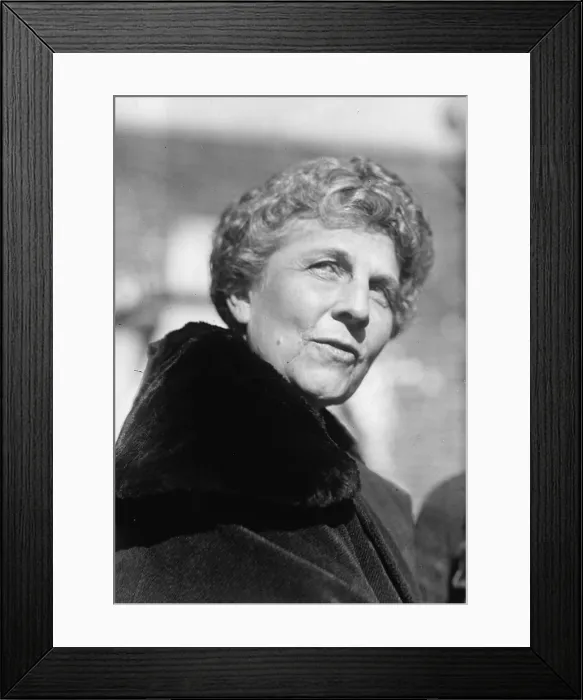 Framed Print : First Lady, Florence Mabel Kling Harding (1860-1924) was the first US president's wife to have been divorced from a pre ious husband. ious husband