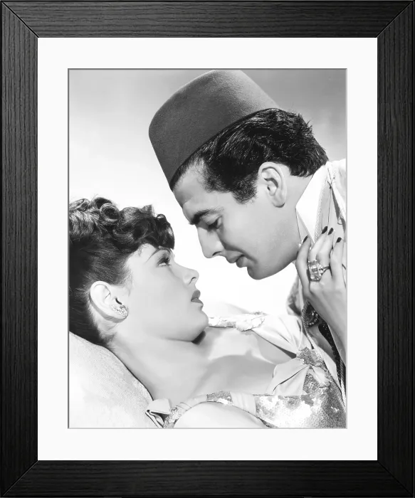Framed Print : THE SHANGHAI GESTURE, from left: Gene Tierney, Victor Mature, 1941
