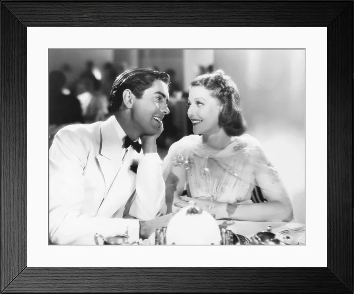 Framed Print : SECOND HONEYMOON, from left: Tyrone Power, Loretta Young, 1937, TM & Copyright 20th Century Fox Film Corp. / courtesy Everett Collection
