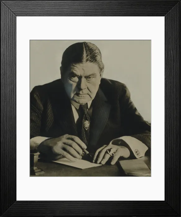 Framed Print : Diamond Jim Brady (1856-1917) American businessman, financier, and philanthropist