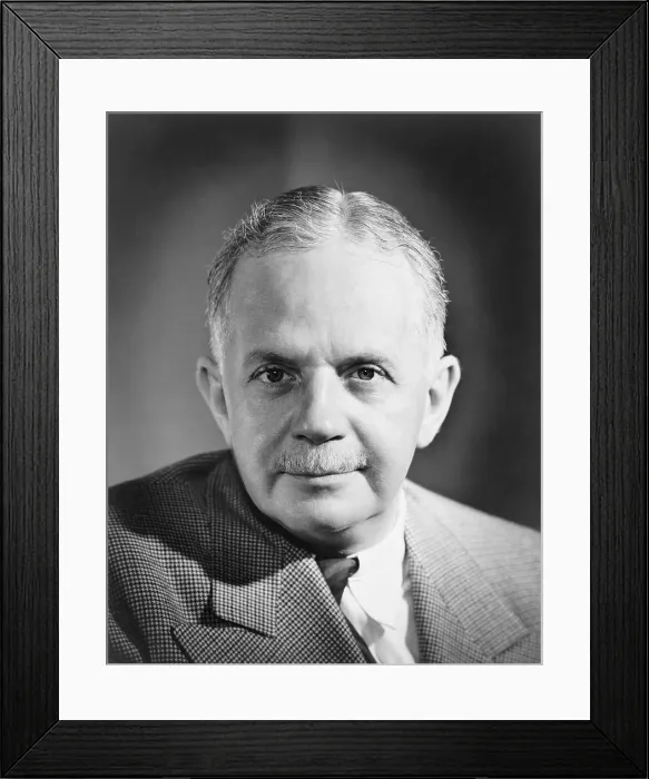 Framed Print : Walter White (1893-1955) leader of the NAACP, for almost a quarter of a century as its executive secretary (1931-1955)