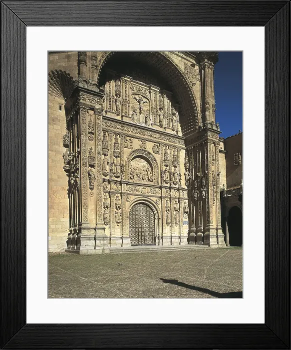 Framed Print : JUAN de ALAVA ( -1537). Stephen's Convent. SPAIN. Salamanca. Main facade. Renaissance art. Plateresque. Architecture. AISA / Everett Collection (4022)**US SALES ONLY** Framed Print : JUAN de ALAVA ( -1537). Stephen's Convent. SPAIN. Salamanca. Main facade. Renaissance art. Plateresque. Architecture. AISA / Everett Collection (4022)**US SALES ONLY**