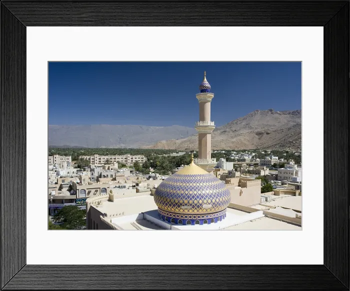 Framed Print : OMAN. AD DAKHILIYAH. NIZWA. Nizwa. Main Mosque. Architecture. AISA / Everett Collection**US SALES ONLY**